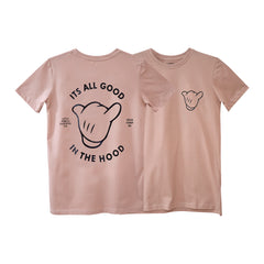 ITS ALL GOOD BIG BOYS SMALL PRINT TEE BEIGE